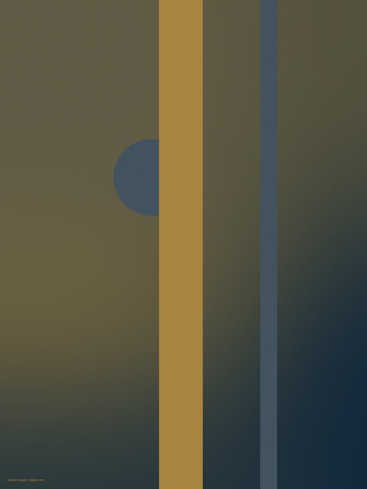 A single dark brushstroke curving across cream paper, thick at the top and trailing to nothing.